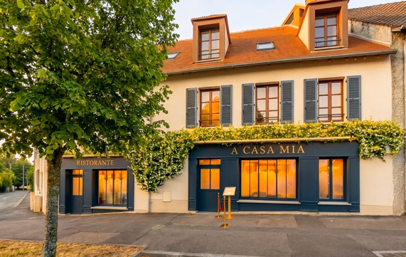Façade extérieure du restaurant A Casa Mia